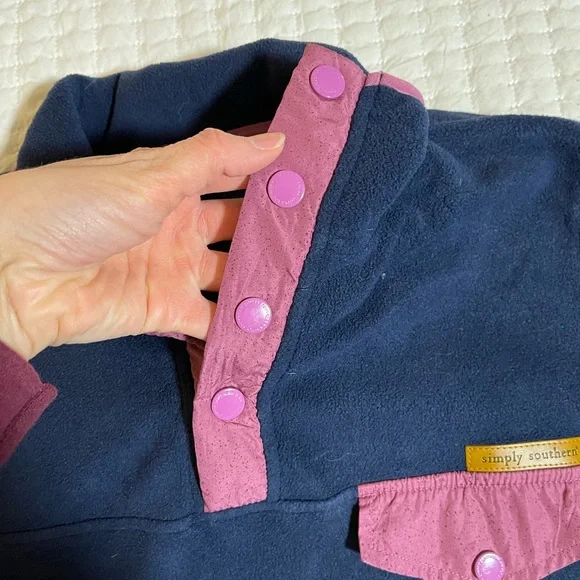 Simply Southern | Fleece Bundle | Plum/Navy & Aztec Print/Pink Trim - Picture 5 of 15